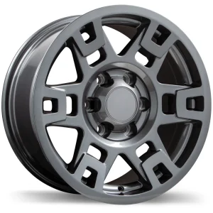 Replika – R213 – Gunmetal – 17″x8″ 5mm – All weather Wheels – R213-1780-83MN+05F061